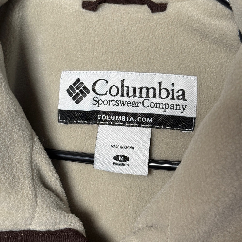 Columbia Sportswear Company Mens Fleece Full Zip Jacket Brown Size M - Picture 4 of 7